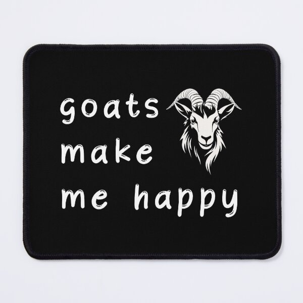Item preview, Goats Make Me Happy designed and sold by LudwikeArts.