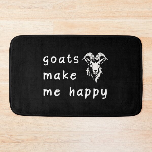 Item preview, Goats Make Me Happy designed and sold by LudwikeArts.