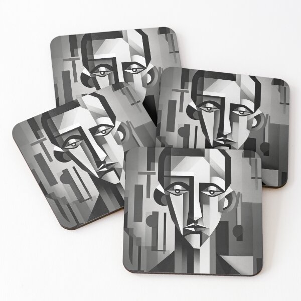 Item preview, Haunting Zombie Portrait Bauhaus Art designed and sold by ArtificialGenes.