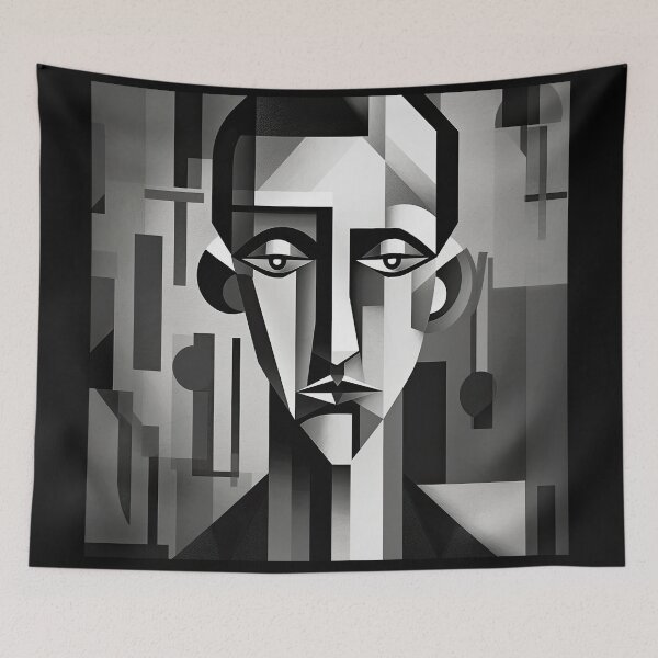 Item preview, Haunting Zombie Portrait Bauhaus Art designed and sold by ArtificialGenes.