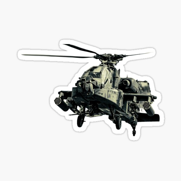 Vista previa del artículo con la obra «AH64 Apache», diseñado y vendido por Anthony Hiorns.