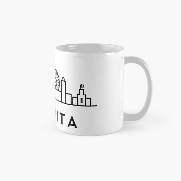 Aperçu de l'œuvre Wichita, Kansas | Art minimaliste créée et vendue par CircinusStore.