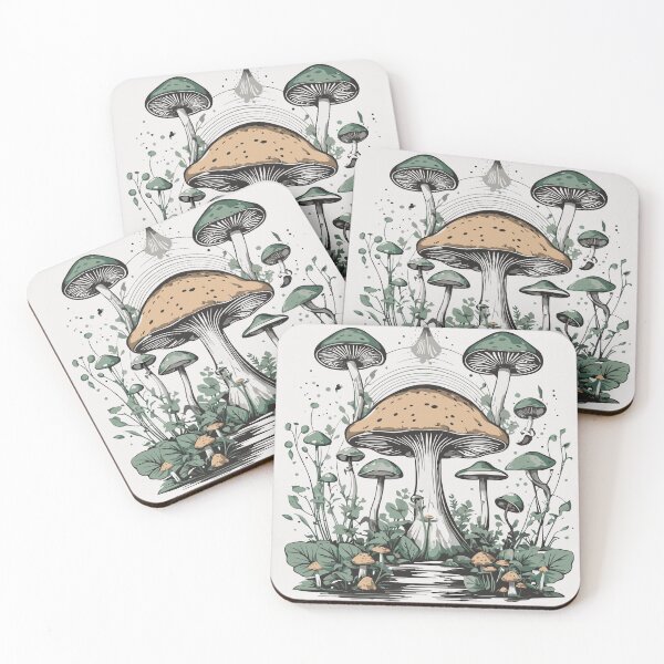 Item preview, Mycology Mushroom Fungi Design designed and sold by LoFiArtFart.