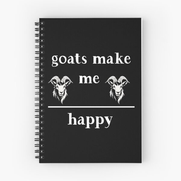 Item preview, Goats Make Me Happy designed and sold by LudwikeArts.