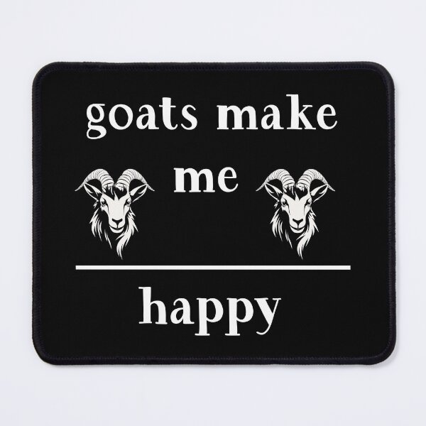Item preview, Goats Make Me Happy designed and sold by LudwikeArts.