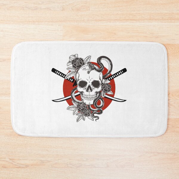 Item preview, Japanese Warrior Skull  designed and sold by MoonRag.