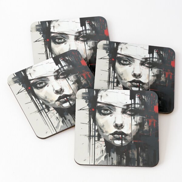 Item preview, Haunting Zombie Portrait Bauhaus Art designed and sold by ArtificialGenes.