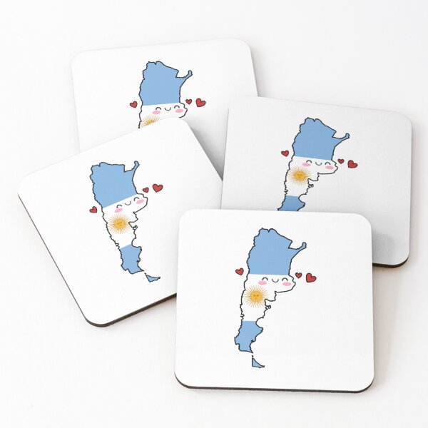 Item preview, Argentina Flag Map Smile with Love designed and sold by pixelsparkzone.