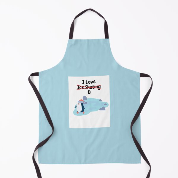 Artikelvorschau, Ich liebe dich Eislaufen-Pinguin entworfen und verkauft von Bollie-Design.