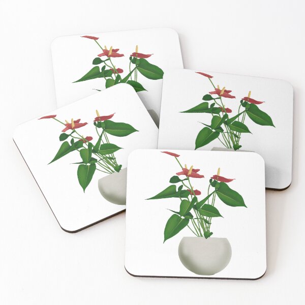 Item preview, Red Anthurium designed and sold by BurningChair.