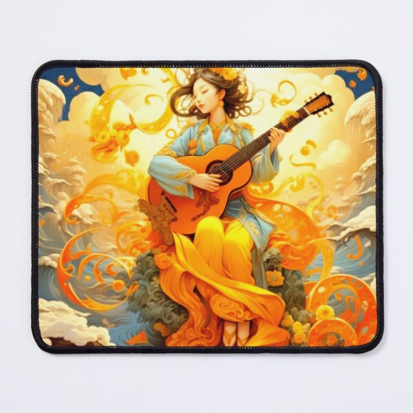Item preview, Girl playing a guitar clothes designed and sold by loganjafarov.