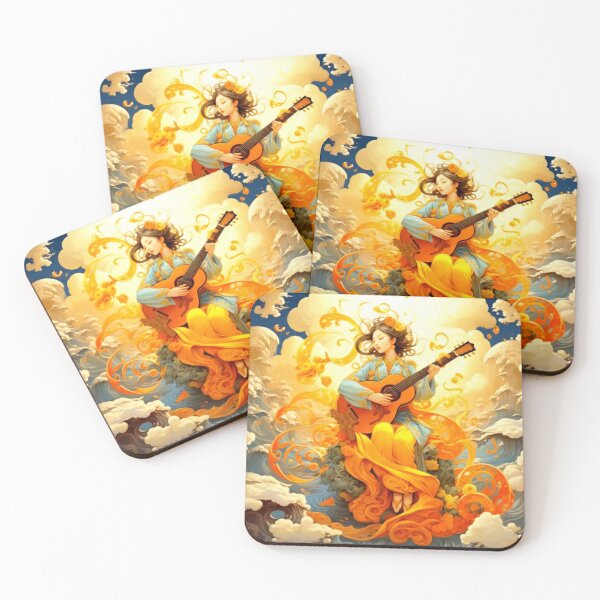 Item preview, Girl playing a guitar clothes designed and sold by loganjafarov.