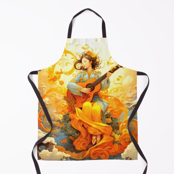 Item preview, Girl playing a guitar clothes designed and sold by loganjafarov.