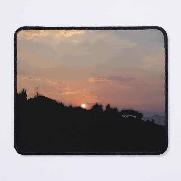 Item preview, Sunset Over Barcelona Landscape designed and sold by caydecreative.