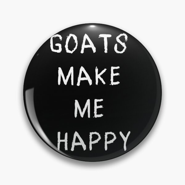 Item preview, Goats Make Me Happy designed and sold by LudwikeArts.
