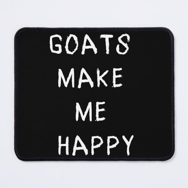 Item preview, Goats Make Me Happy designed and sold by LudwikeArts.