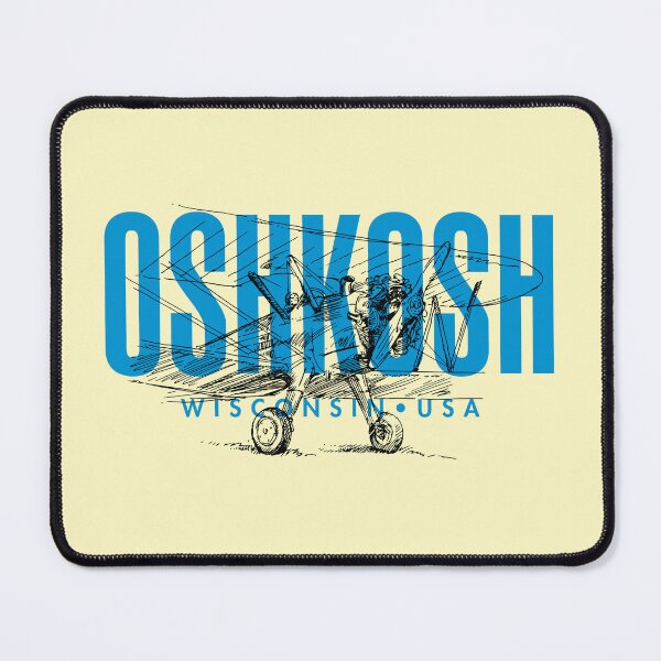Item preview, Oshkosh Wisconsin Vintage Airplane Design designed and sold by Futurebeachbum.