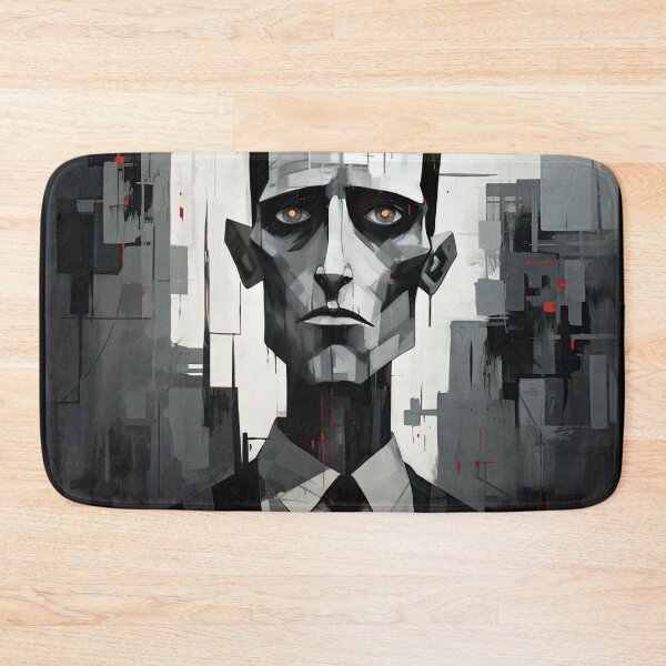 Item preview, Haunting Zombie Portrait Bauhaus Art designed and sold by ArtificialGenes.