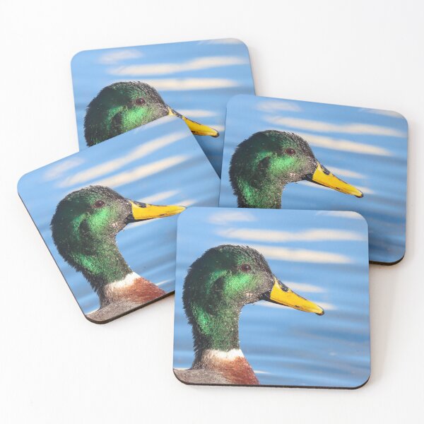 Item preview, Mallard drake portrait designed and sold by GreyFeatherPhot.