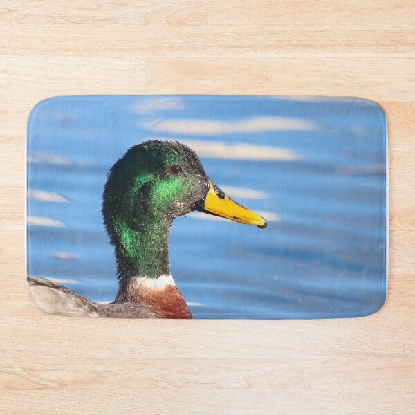 Item preview, Mallard drake portrait designed and sold by GreyFeatherPhot.