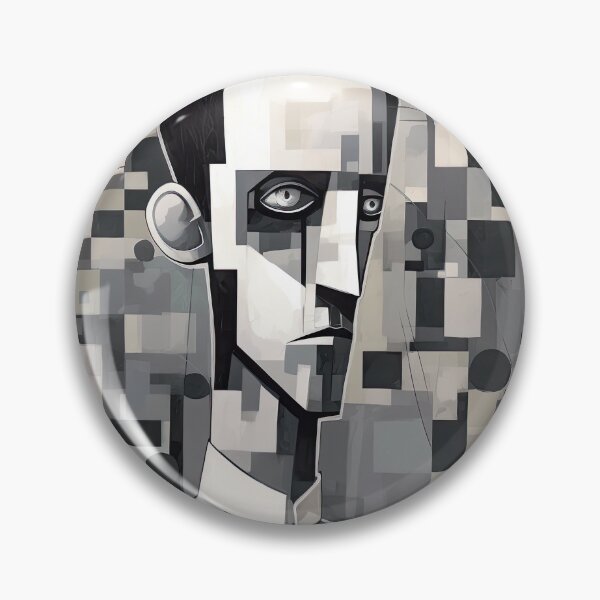 Item preview, Haunting Zombie Portrait Bauhaus Art designed and sold by ArtificialGenes.