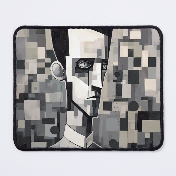 Item preview, Haunting Zombie Portrait Bauhaus Art designed and sold by ArtificialGenes.