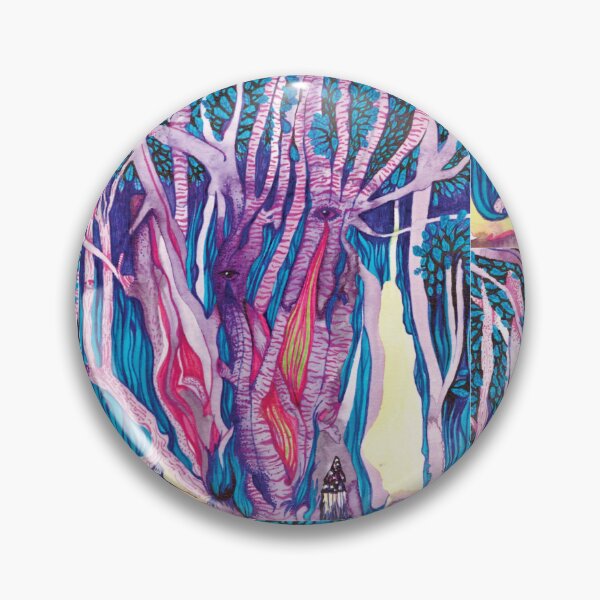 Item preview, Spooky Forest Psychedelic Illustration designed and sold by Turkiewitch-Art.