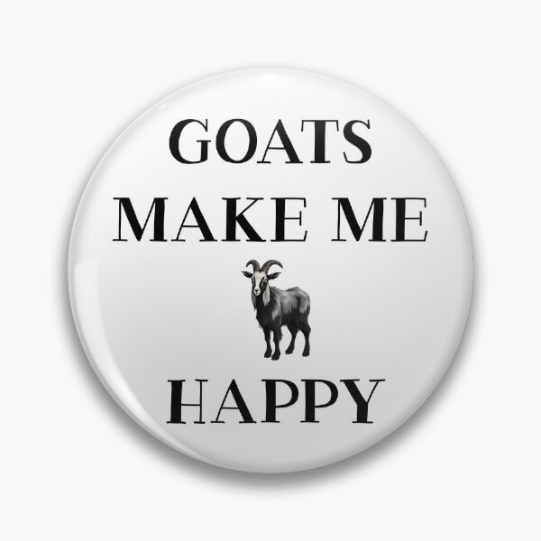 Item preview, Goats Make Me Happy designed and sold by LudwikeArts.