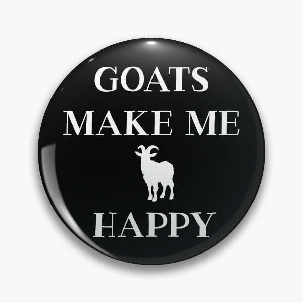 Item preview, Goats Make Me Happy designed and sold by LudwikeArts.