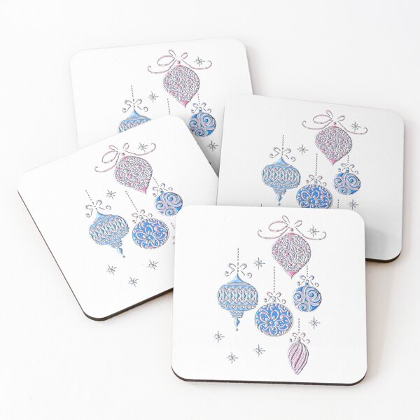 Item preview, Pastel Christmas Ornaments designed and sold by m2inspiration.
