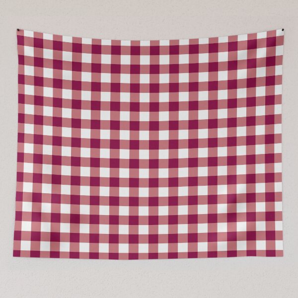 Item preview, Gingham Pattern Light And Dark Red With White Colors designed and sold by Designfs.