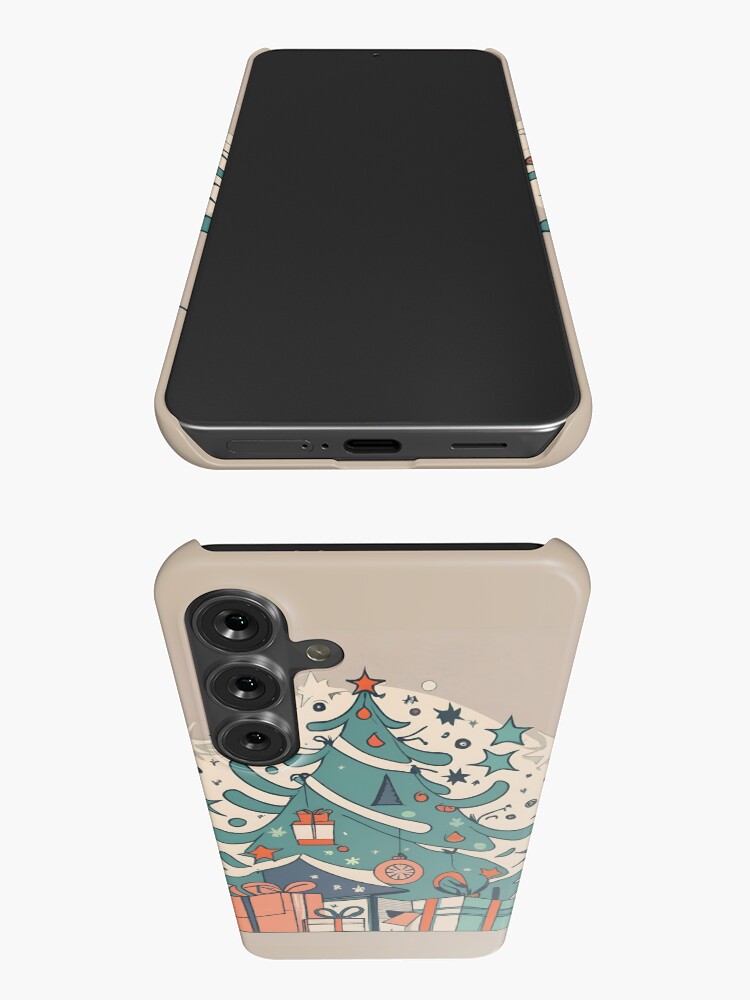 Thumbnail 3 of 4, Samsung Galaxy Phone Case, Modern Christmas Tree Minimalistic Drawing designed and sold by Patricks-Art.