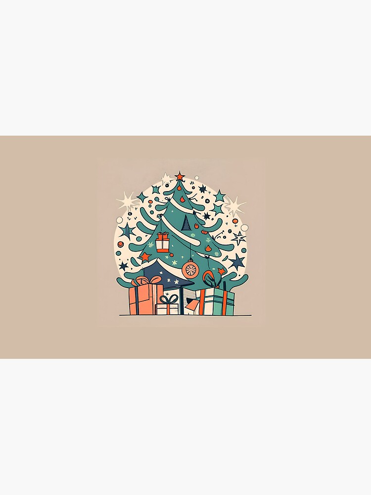 Thumbnail 6 of 6, Coffee Mug, Modern Christmas Tree Minimalistic Drawing designed and sold by Patricks-Art.