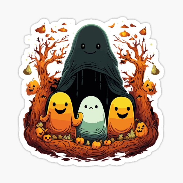 Item preview, cute and quirky halloween character designed and sold by GiovanniCancemi.