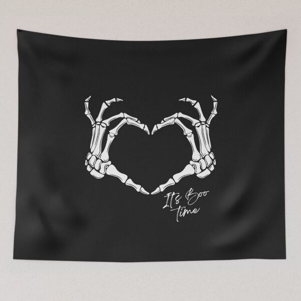 Item preview, Skeleton hands showing heart designed and sold by PixelHub99.