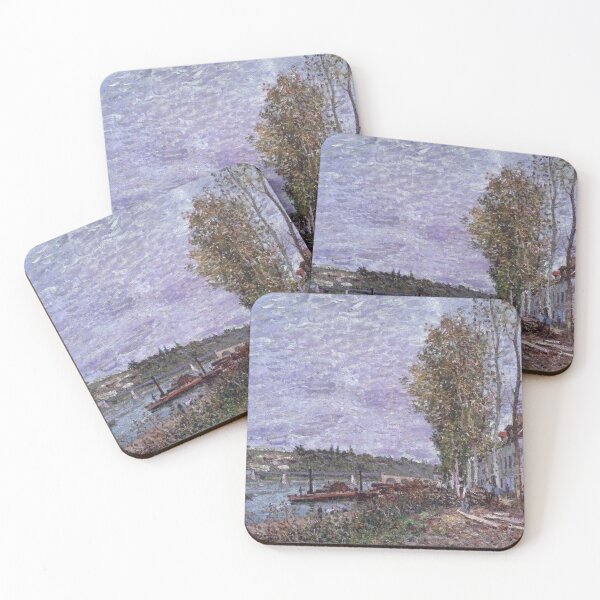 Item preview, Alfred Sisley -Overcast Day at Saint Mammes designed and sold by tomorrowsart.