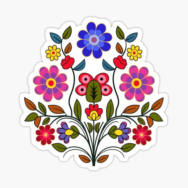 Flower Sewing Sticker by Folk Alliance International for iOS & Android