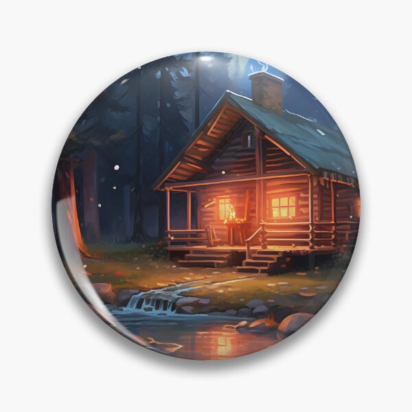 Item preview, Woodland Whisper: Watercolor Cabin Scene designed and sold by Shirtastically.