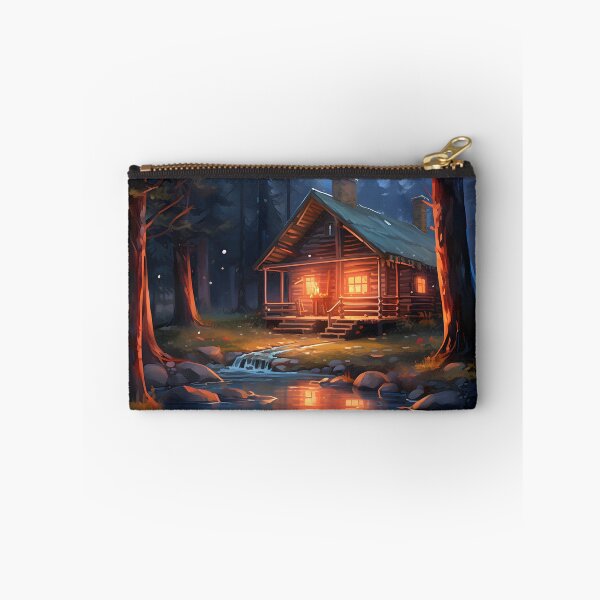 Item preview, Woodland Whisper: Watercolor Cabin Scene designed and sold by Shirtastically.
