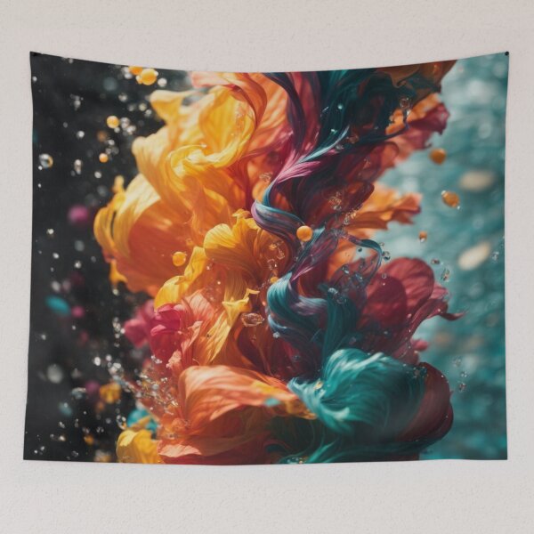 Item preview, Beautiful colourful splashy texture designed and sold by Matthew554a.