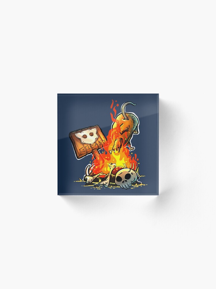 Alternate view of GoEaSyTwitch Bonfire Acrylic Block
