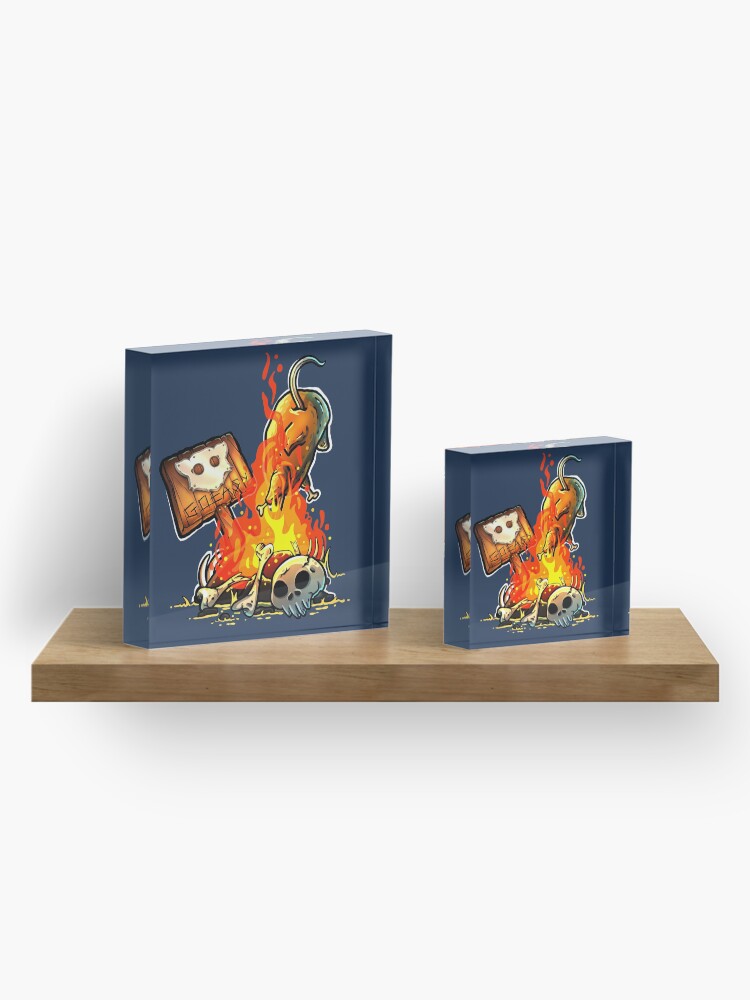 Alternate view of GoEaSyTwitch Bonfire Acrylic Block