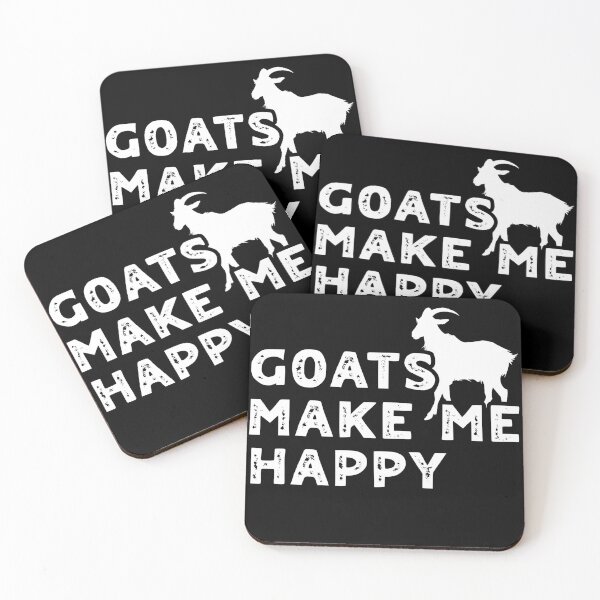 Item preview, Goats Make Me Happy designed and sold by LudwikeArts.
