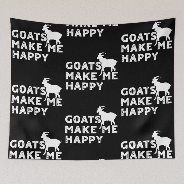 Item preview, Goats Make Me Happy designed and sold by LudwikeArts.