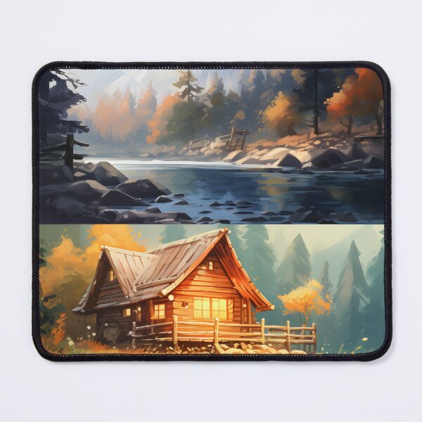 Item preview, Cozy Comfort: A Cabin Canvas designed and sold by Shirtastically.