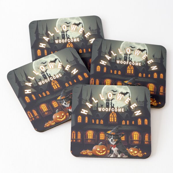 Item preview, Halloween at Woof Manoir: Spooky Paw-ty for Furry Friends designed and sold by RvinJo8.