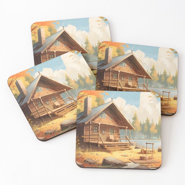 Item preview, Forest Haven: Watercolor Woodland Cabin designed and sold by Shirtastically.