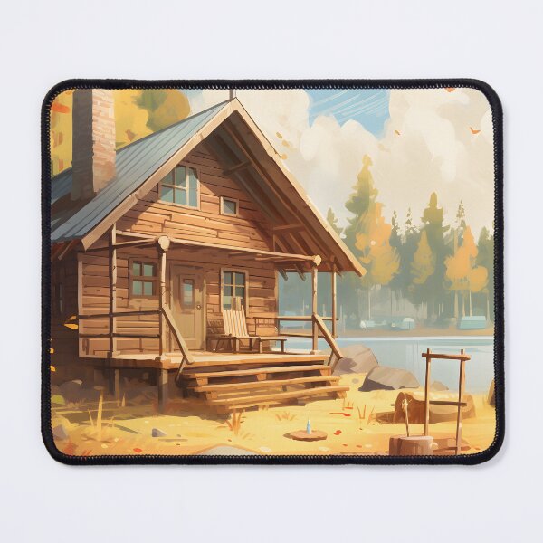 Item preview, Forest Haven: Watercolor Woodland Cabin designed and sold by Shirtastically.