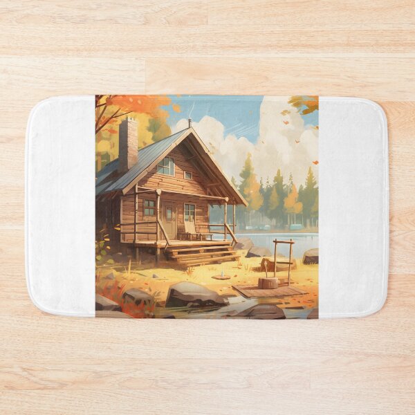 Item preview, Forest Haven: Watercolor Woodland Cabin designed and sold by Shirtastically.