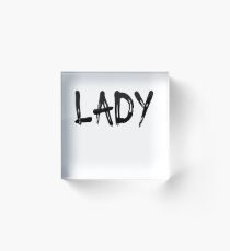 Bloque acrílico Lady